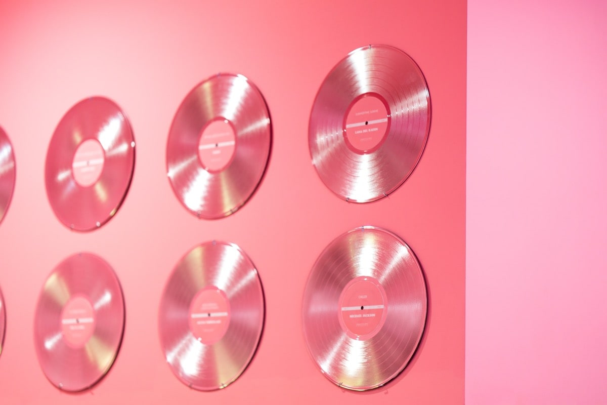 ピンクのレコード