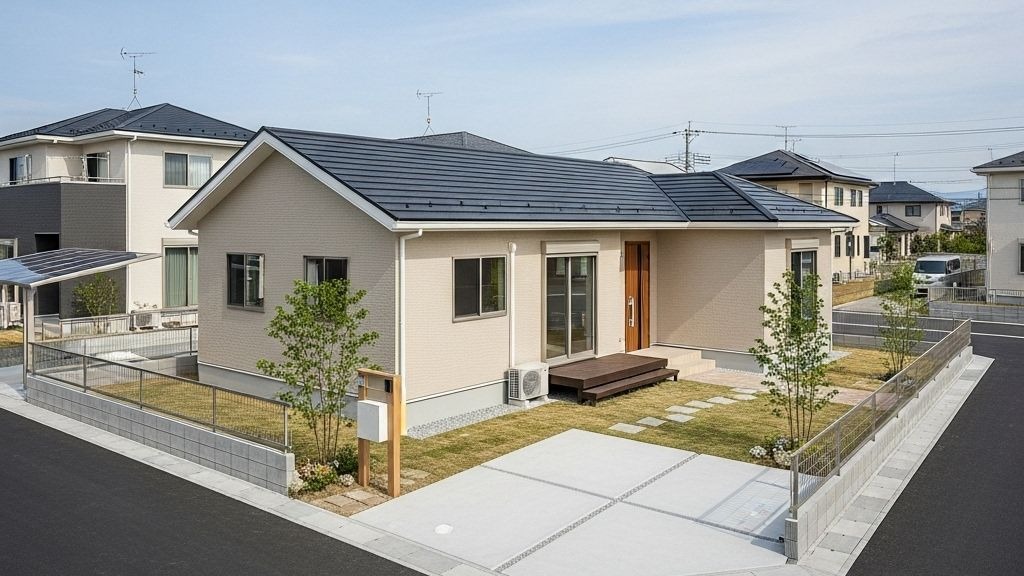 日本の平屋の住宅