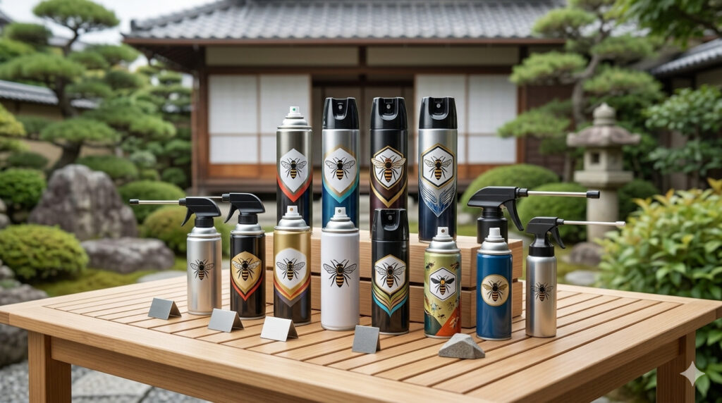 様々なハチの殺虫剤
